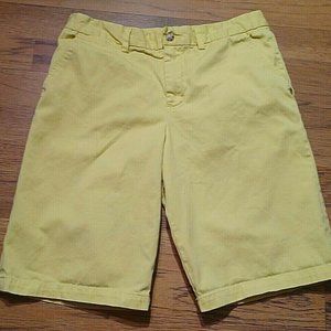 Polo Ralph Lauren, Boys Yellow Chino Dress Shorts, Size 20